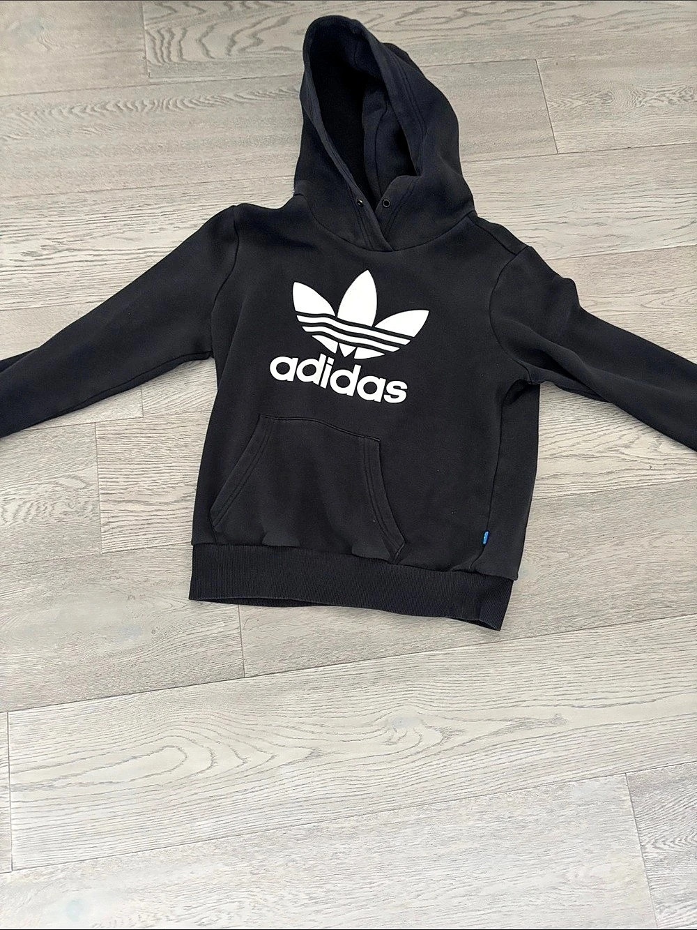 adidas Adicolor Classics Trefoil Hoodie Kids Black
